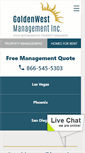 Mobile Screenshot of goldenwestmanagement.com